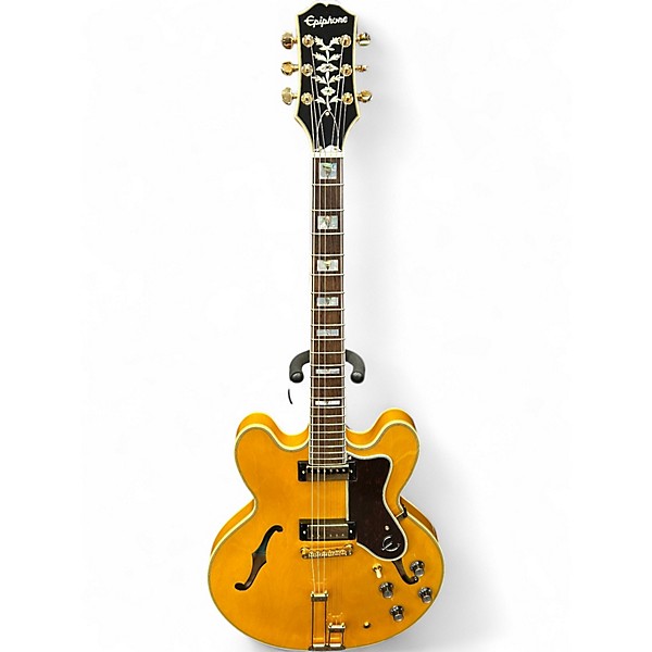 Used Epiphone Sheraton II Antique Natural Hollow Body Electric Guitar