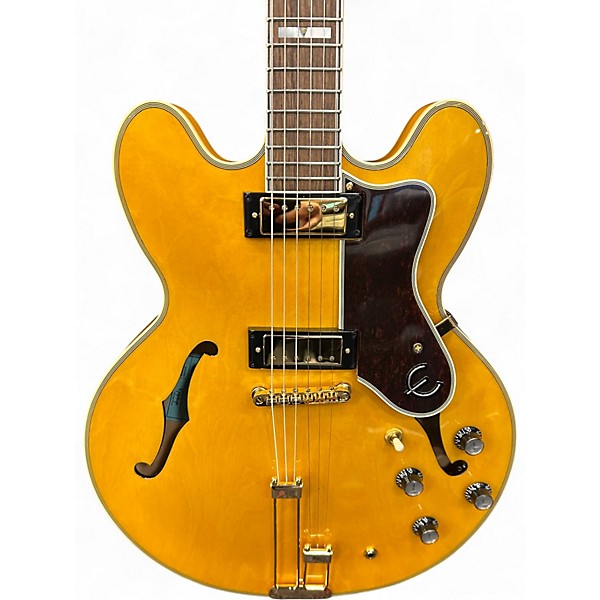 Used Epiphone Sheraton II Antique Natural Hollow Body Electric Guitar