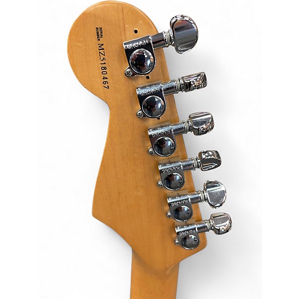 Used Fender Deluxe Players Stratocaster Honey Blonde Solid Body Electric Guitar