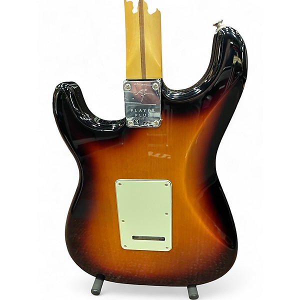 Used Fender Player Plus Stratocaster HSS 3 Color Sunburst Solid Body Electric Guitar