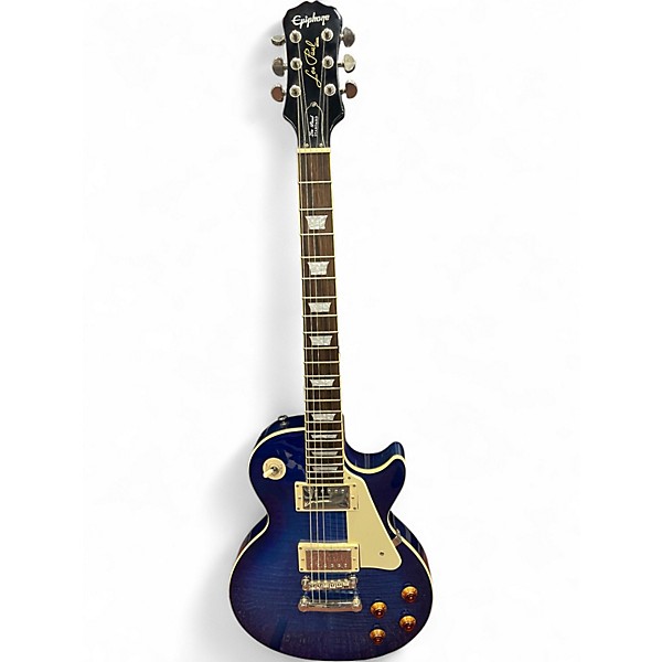 Used Epiphone Les Paul Standard Blue Burst Solid Body Electric Guitar