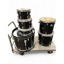Used TAMA 6 Piece Imperialstar Black Drum Kit