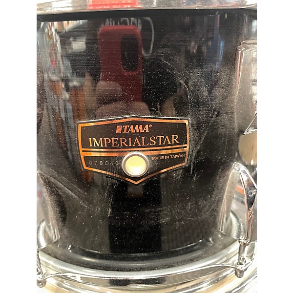 Used TAMA 6 Piece Imperialstar Black Drum Kit