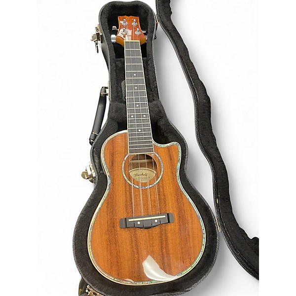 Used Mitchell MU100CE Concert Natural Koa Ukulele