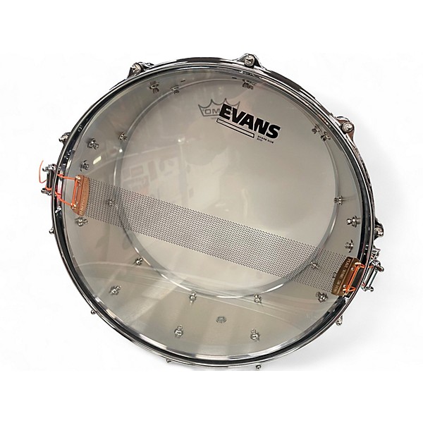 Used Pearl 6.5X14 Reference Series Cast Steel Snare cast steel Drum