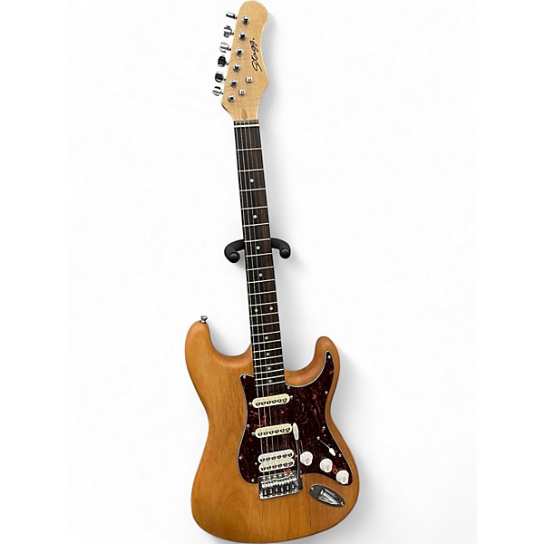Used Stagg S TYPE Natural Solid Body Electric Guitar