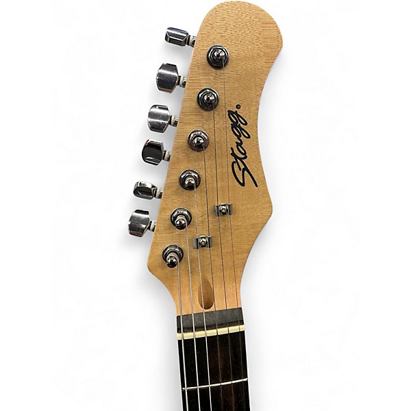 Used Stagg S TYPE Natural Solid Body Electric Guitar