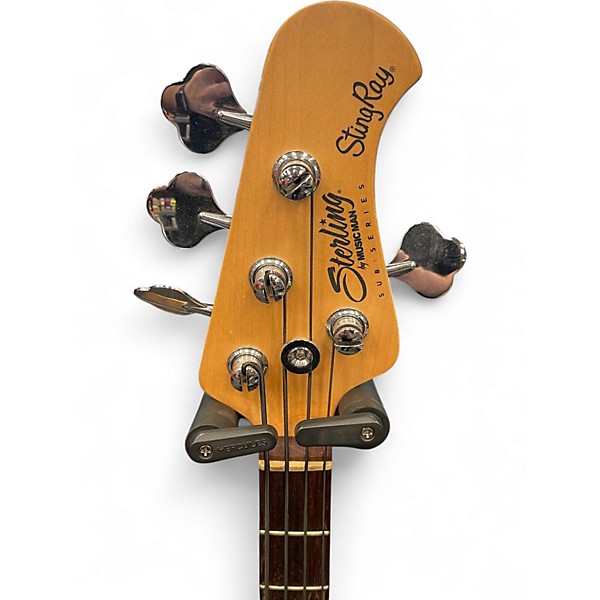 Used Sterling by Music Man Sub 4 Walnut Electric Bass Guitar
