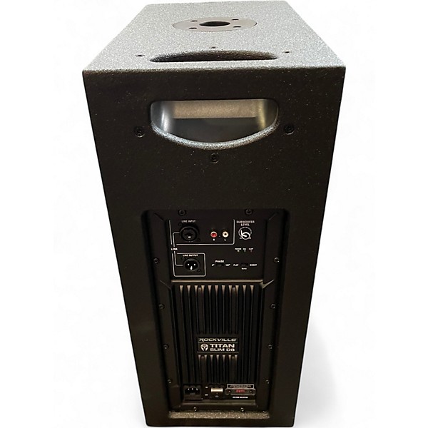 Used Rockville Titan Slim D8 Powered Subwoofer