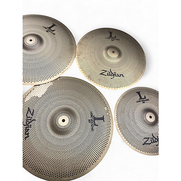 Used Zildjian Multiple low volume 4 piece cymbal pack 14", 16", 18", 18" Cymbal