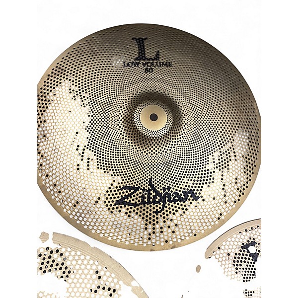 Used Zildjian Multiple low volume 4 piece cymbal pack 14", 16", 18", 18" Cymbal