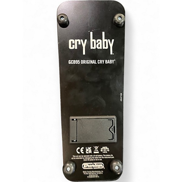 Used Dunlop GCB95 Original Crybaby Wah Effect Pedal