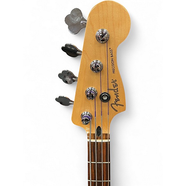 Used Fender Standard Precision Bass 3 Color Sunburst Electric Bass Guitar