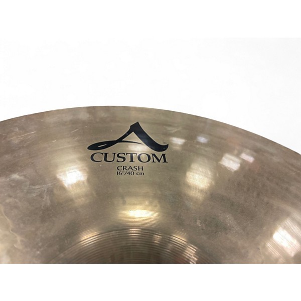 Used Zildjian 16in A Custom Crash Cymbal