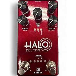 Used Keeley Halo Dual Echo Effect Pedal