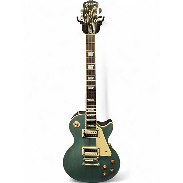 Used Epiphone Les Paul Traditional PRO II Ocean Turquoise Solid Body Electric Guitar