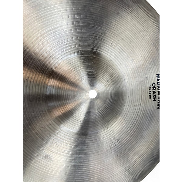 Used Zildjian 18in Medium Thin Crash Cymbal
