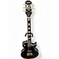 Used Epiphone LES PAUL CUSTOM P-90 Ebony Solid Body Electric Guitar thumbnail