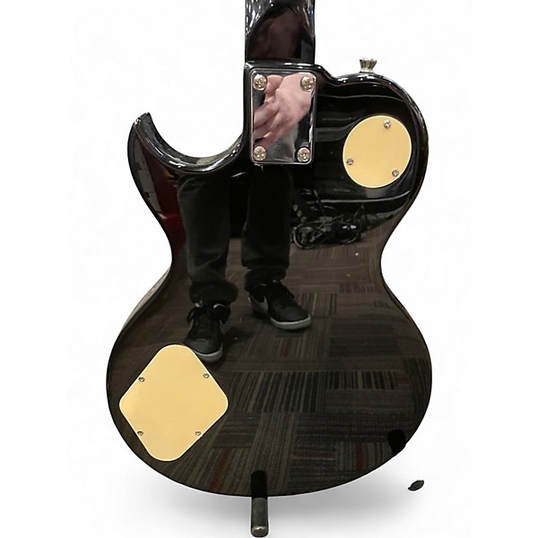 Used Monoprice SINGLE CUTAWAY LP TYPE BLACK Solid Body Electric Guitar