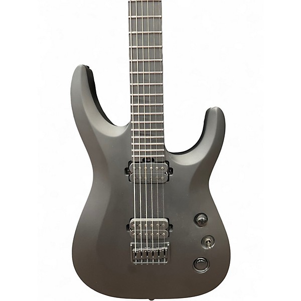Used Jackson Pro Plus XT Soloist SLAT HT6 Black Baritone Guitars