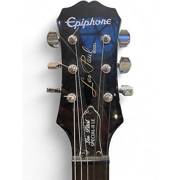 Used Epiphone Les Paul Special II Black Solid Body Electric Guitar