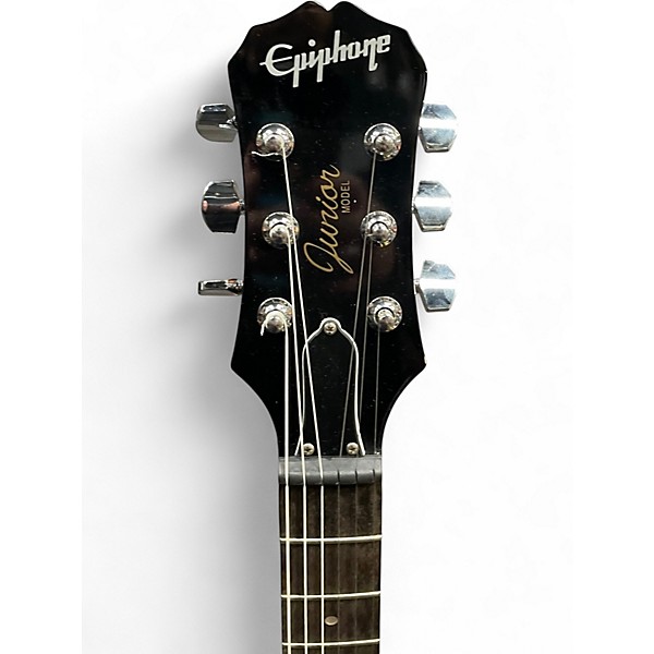 Used Epiphone Les Paul Junior Black Solid Body Electric Guitar