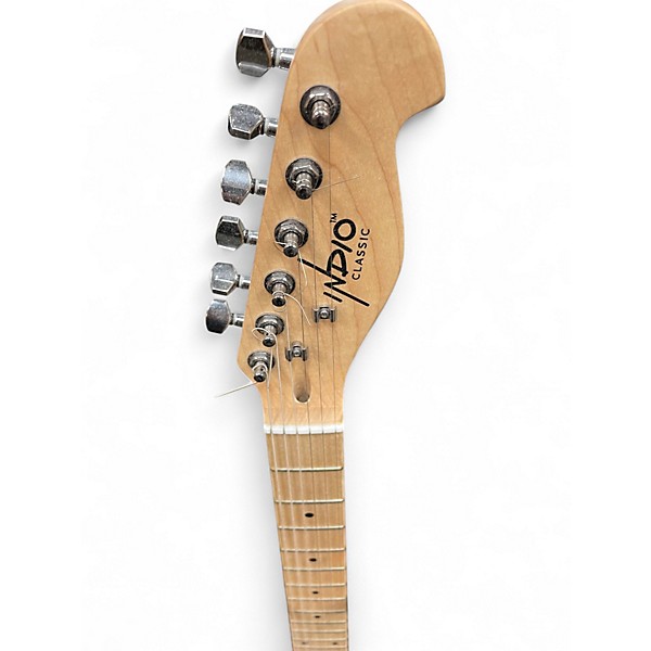 Used Indio Classic T Black Solid Body Electric Guitar