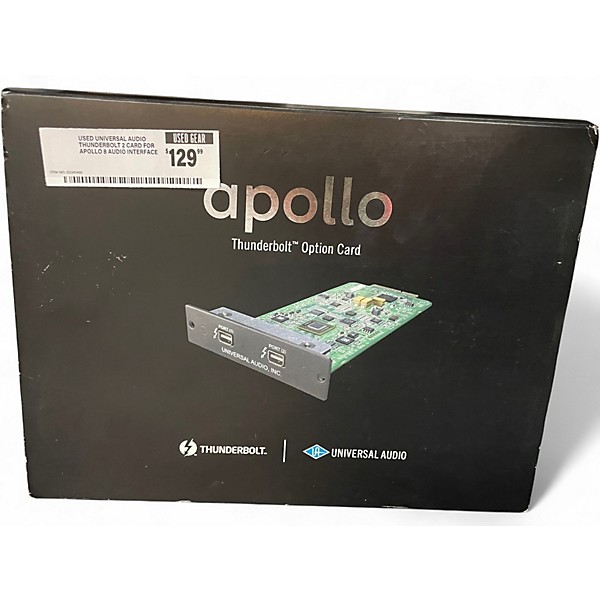 Used Universal Audio Thunderbolt 2 Card for Apollo 8 Audio Interface