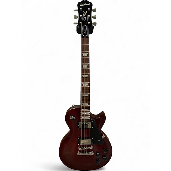 Used Epiphone Les Paul Studio Wine Red Solid Body Electric Guitar