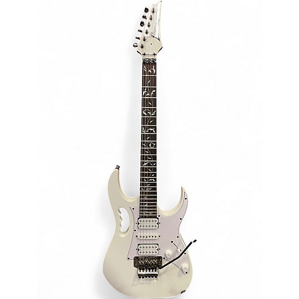 Used Ibanez JEMJR Alpine White Solid Body Electric Guitar