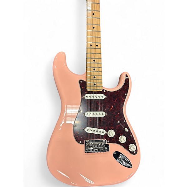Used Fender Player Stratocaster Shell Pink Solid Body Electric Guitar
