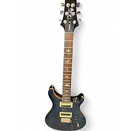 Used PRS SE Custom 24 Dark Blue Solid Body Electric Guitar