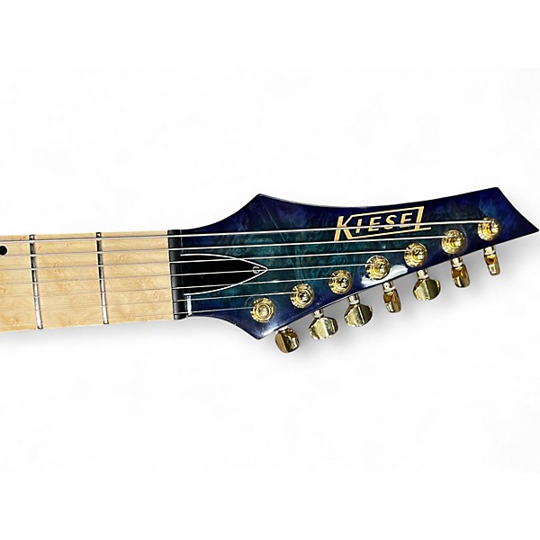 Used Kiesel ARIES 7 STRING BLUE BURST Solid Body Electric Guitar