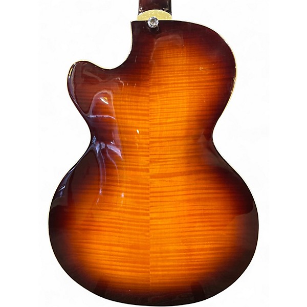 Used Hofner HI-CB Brown Electric Bass Guitar