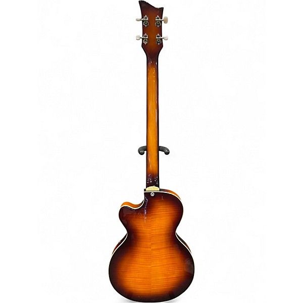 Used Hofner HI-CB Brown Electric Bass Guitar