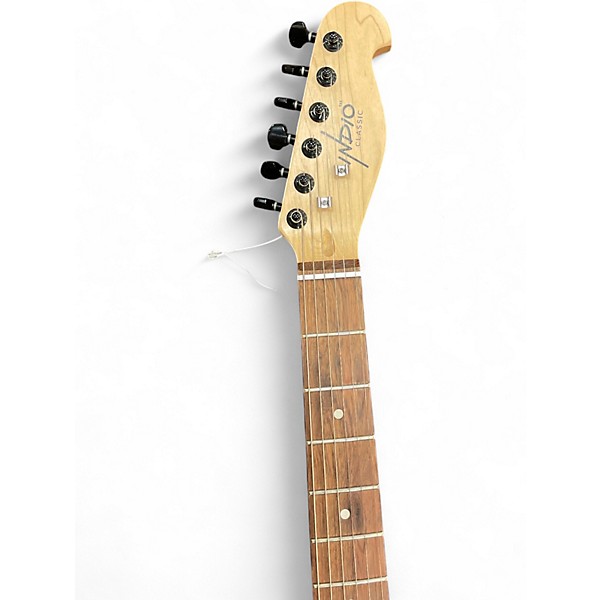Used Indio TELECASTER STYLE Yellow Solid Body Electric Guitar