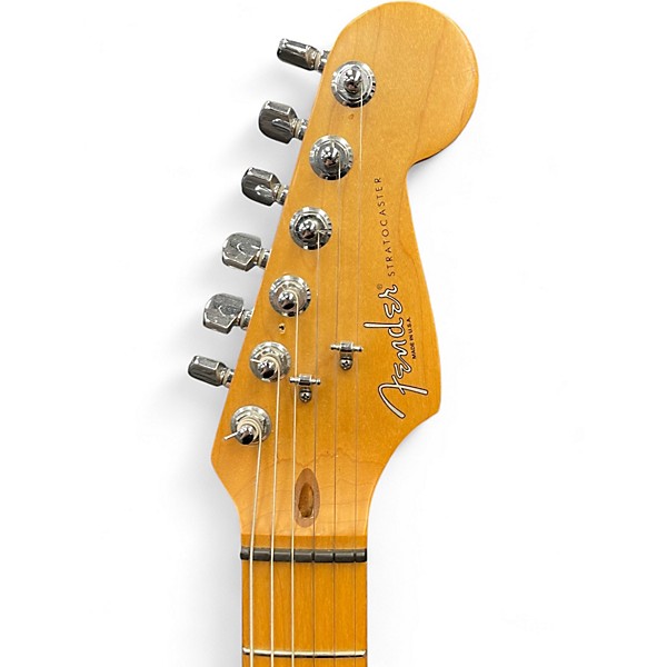 Used Fender American Standard Stratocaster Inca Silver Solid Body Electric Guitar