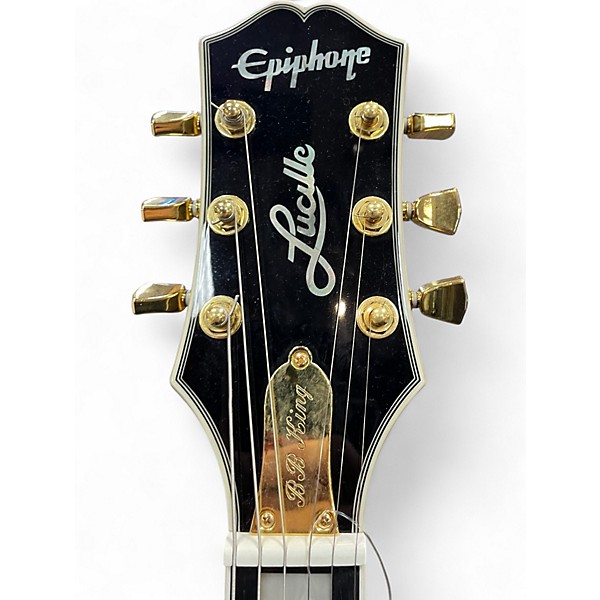 Used Epiphone BB King Lucille Black Hollow Body Electric Guitar