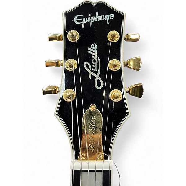 Used Epiphone BB King Lucille Black Hollow Body Electric Guitar