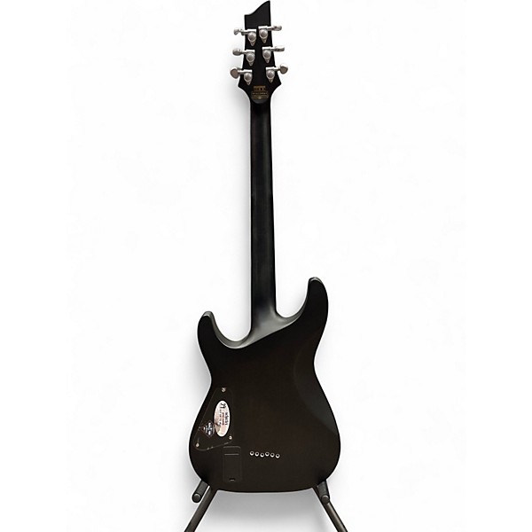 Used Schecter Guitar Research Diamond Series PT Trans Charcoal Solid Body Electric Guitar