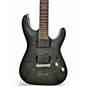 Used Schecter Guitar Research Diamond Series PT Trans Charcoal Solid Body Electric Guitar