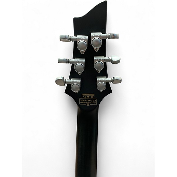 Used Schecter Guitar Research Diamond Series PT Trans Charcoal Solid Body Electric Guitar
