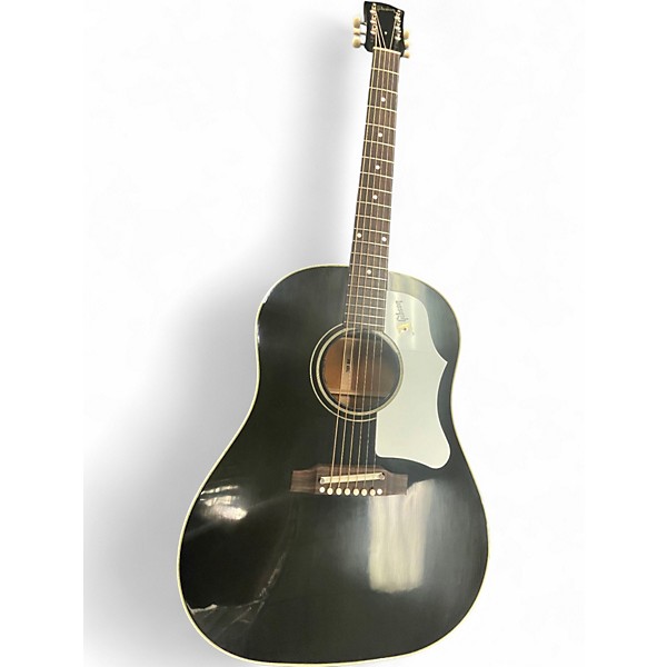 Used Gibson 1960 J45 Ebony Acoustic Electric Guitar