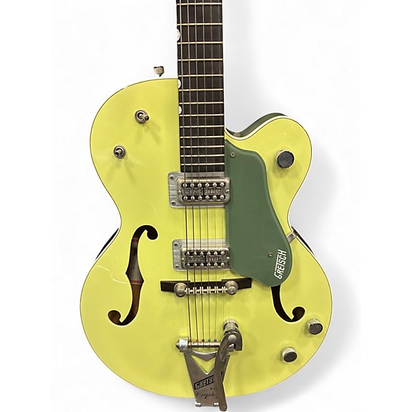 Used Gretsch Guitars G6118T 130th Anniversary Jr Green Hollow Body Electric Guitar