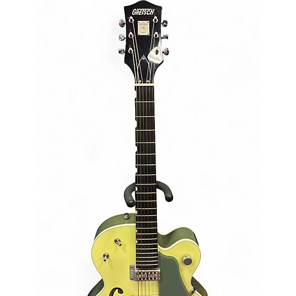 Used Gretsch Guitars G6118T 130th Anniversary Jr Green Hollow Body Electric Guitar