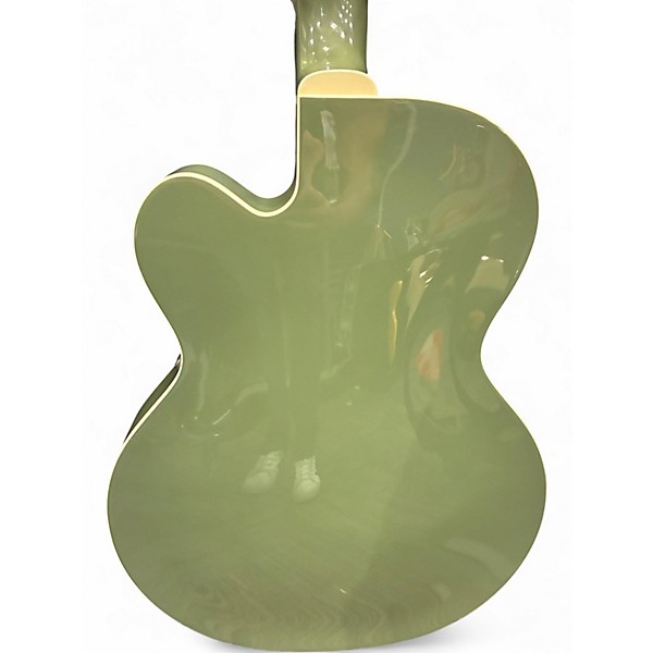Used Gretsch Guitars G6118T 130th Anniversary Jr Green Hollow Body Electric Guitar