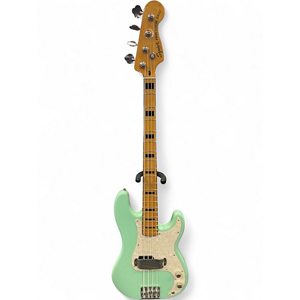 Used Squier Classic Vibe 1970S Precision Bass Seafoam Green Electric Bass Guitar