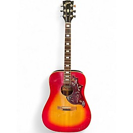 Vintage 1979 Gibson Hummingbird Cherry Sunburst Acoustic Electric Guitar