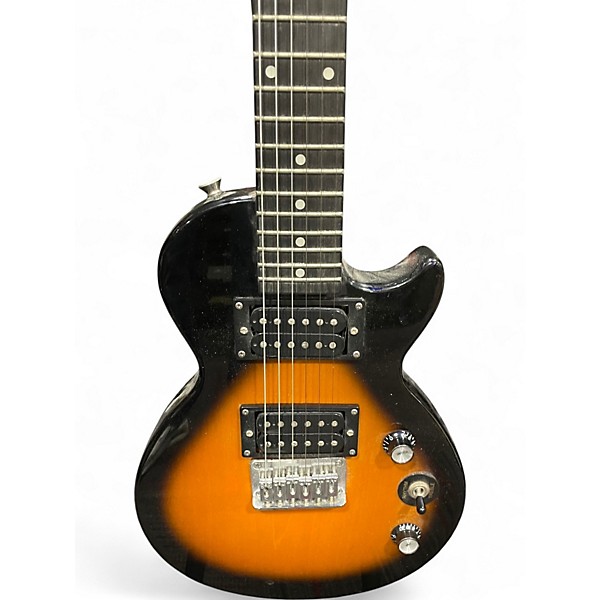 Used Epiphone Les Paul Express 2 Tone Sunburst Solid Body Electric Guitar