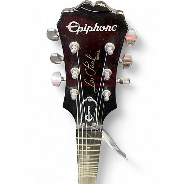 Used Epiphone Les Paul Express 2 Tone Sunburst Solid Body Electric Guitar